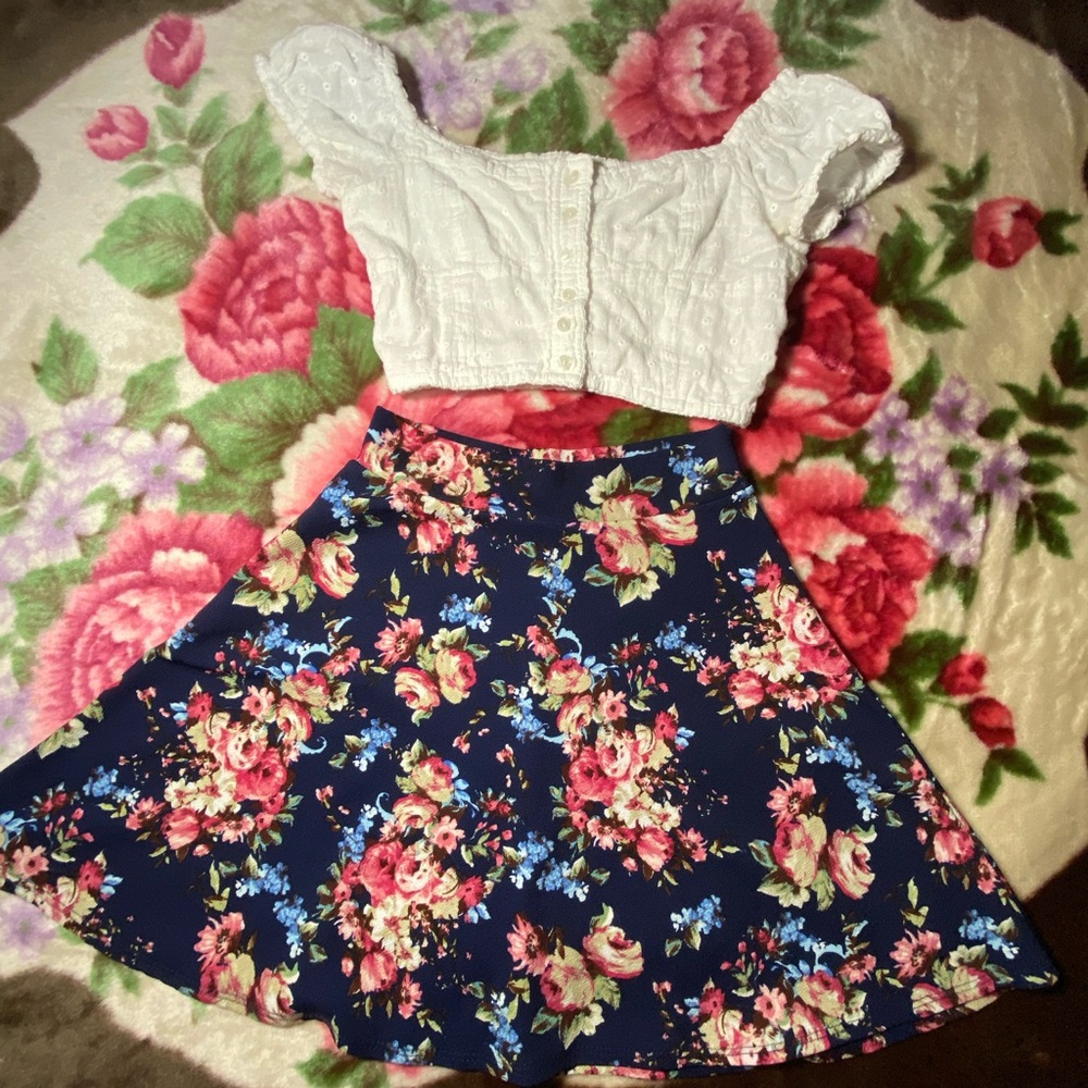 Floral skirt